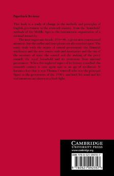 Tudor Revolution in Government