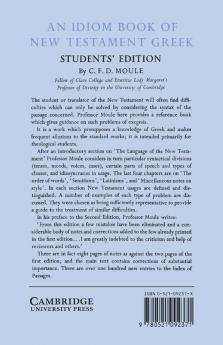 An Idiom Book of New Testament Greek