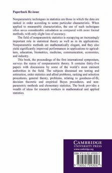 Nonparametric Techniques in Statistical Inference