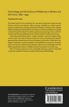 Technology and the Culture of Modernity in Britain and Germany 1890 1945