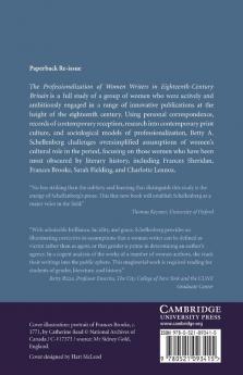 The Professionalization of Women Writers in Eighteenth-Century Britain