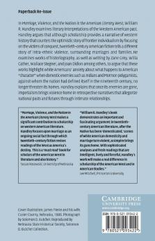 Marriage Violence and the Nation in the American Literary West