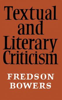Textual and Literary Criticism