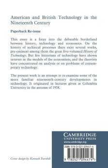American and British Technology in the Nineteenth Century