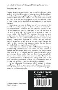 Selected Critical Writings of George Santayana