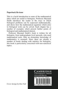 Mathematical Ideas in Biology