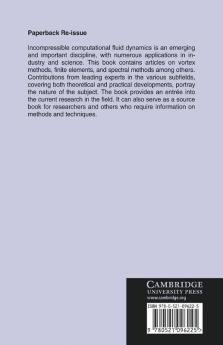 Incompressible Computational Fluid Dynamics