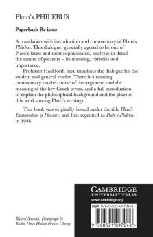 Plato's Philebus