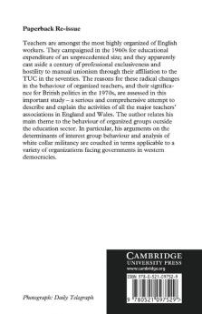 Teachers' Unions and Interest Group Politics