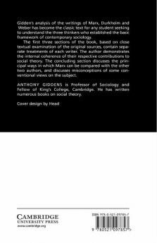 Capitalism and Modern Social Theory