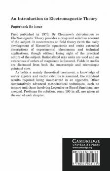 An Introduction to Electromagnetic Theory