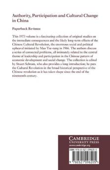 Authority Participation and Cultural Change in China
