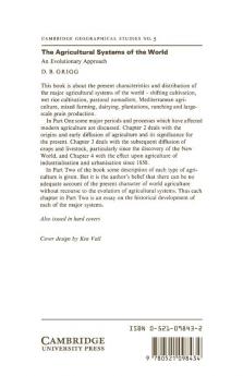 The Agricultural Systems of the World