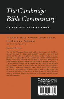 The Books of Joel Obadiah Jonah Nahum Habakkuk and Zephaniah