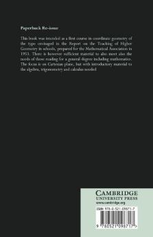 Cartesian Geometry of the Plane