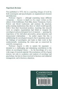 The Applicability of Organizational Sociology
