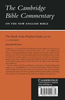 The Book of the Prophet Isaiah Chapters 40-66