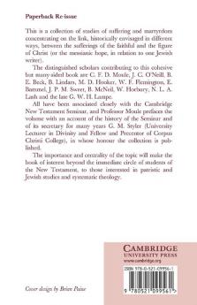 Suffering and Martyrdom in the New Testament