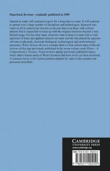 Water Science Reviews 4