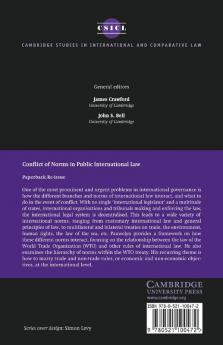 Conflict of Norms in Public International Law