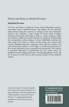 Poetry and Music in Medieval France