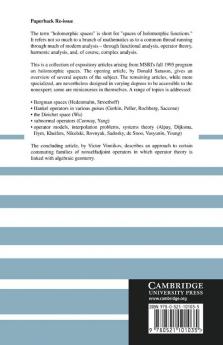 Holomorphic Spaces
