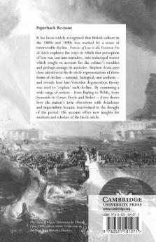 Fictions of Loss in the Victorian Fin de Si Cle
