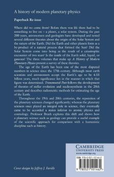 A History of Modern Planetary Physics