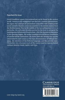 Elements of Ancient Jewish Nationalism