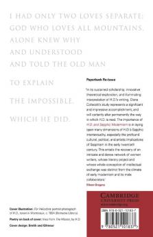 H.D. and Sapphic Modernism 1910 1950