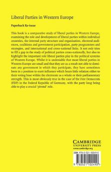 Liberal Parties in Western Europe