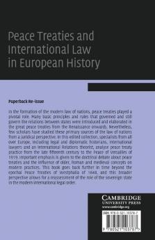 Peace Treaties and International Law in European History