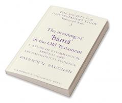 The Meaning of B Ma in the Old Testament