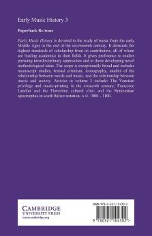 Early Music History