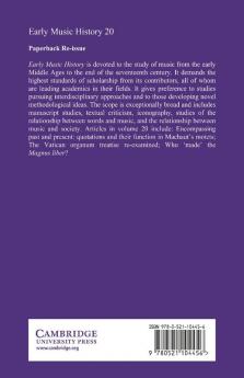 Early Music History