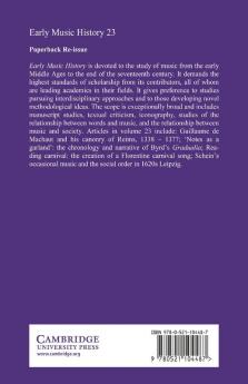Early Music History