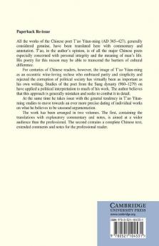 T'ao Yuan-ming (AD 365-427) Volume II