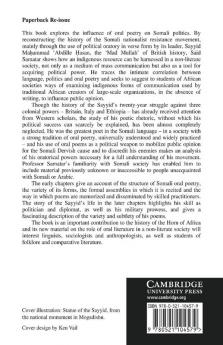 Oral Poetry and Somali Nationalism