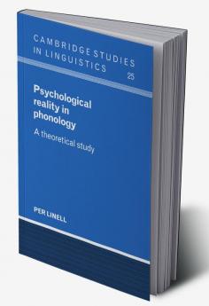 Psychological Reality in Phonology