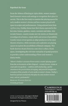 Playing Spaces in Early Women's Drama