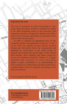 Economics in Urban Conservation