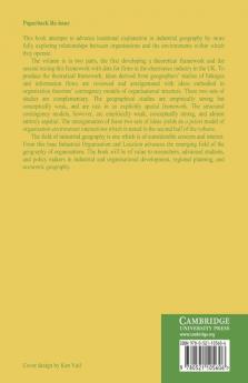 Industrial Organisation and Location