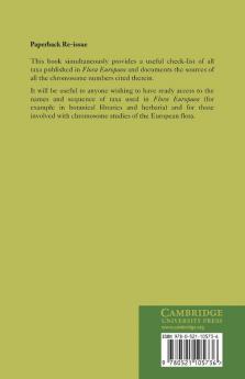 Flora Europaea Check-List and Chromosome Index