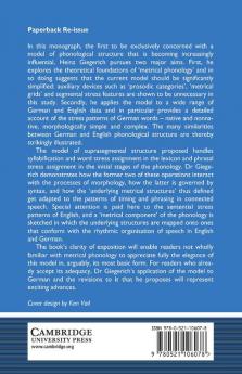 Metrical Phonology and Phonological Structure
