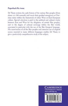 The Entry of the Slavs Into Christendom