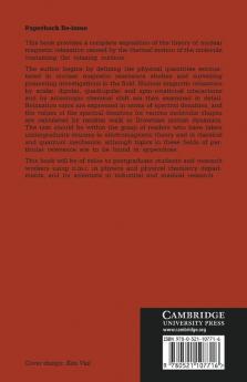 The Theory of Nuclear Magnetic Relaxation in Liquids