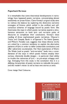 Strategies of Poetic Narrative