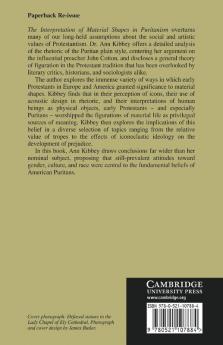 The Interpretation of Material Shapes in Puritanism