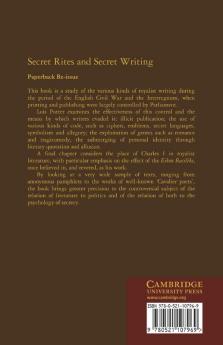 Secret Rites and Secret Writing