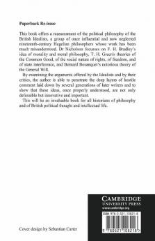 The Political Philosophy of the British Idealists